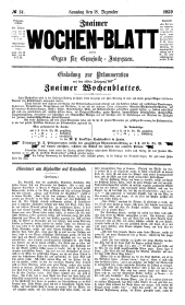 Znaimer Wochenblatt