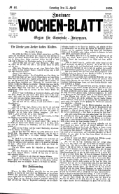 Znaimer Wochenblatt