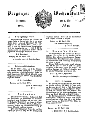 Bregenzer Wochenblatt