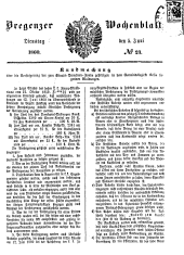 Bregenzer Wochenblatt