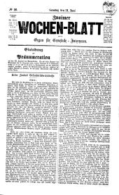 Znaimer Wochenblatt