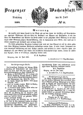 Bregenzer Wochenblatt