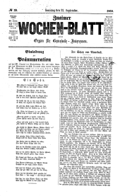 Znaimer Wochenblatt