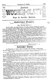 Znaimer Wochenblatt