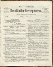 Oesterreichische Buchhändler-Correspondenz