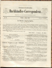 Oesterreichische Buchhändler-Correspondenz