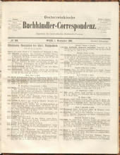 Oesterreichische Buchhändler-Correspondenz