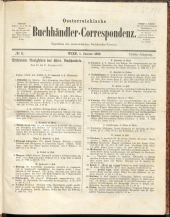 Oesterreichische Buchhändler-Correspondenz