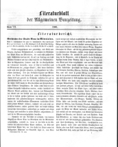 Übersicht: Literaturblatt