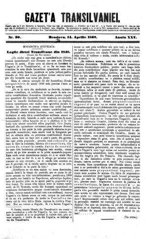 Gazeta de Transilvania