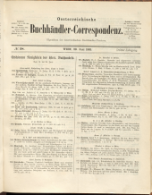 Oesterreichische Buchhändler-Correspondenz