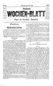 Znaimer Wochenblatt