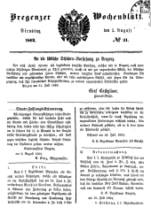 Bregenzer Wochenblatt