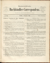 Oesterreichische Buchhändler-Correspondenz