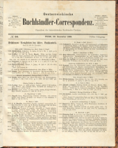 Oesterreichische Buchhändler-Correspondenz