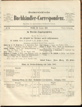 Oesterreichische Buchhändler-Correspondenz
