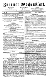 Znaimer Wochenblatt