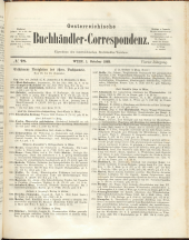 Oesterreichische Buchhändler-Correspondenz