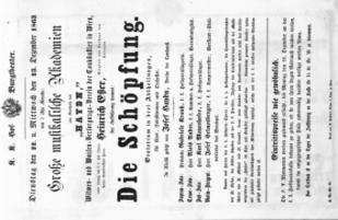 Theaterzettel (Oper und Burgtheater in Wien)