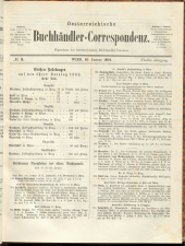 Oesterreichische Buchhändler-Correspondenz