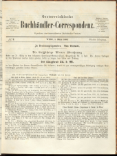 Oesterreichische Buchhändler-Correspondenz