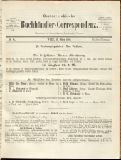 Oesterreichische Buchhändler-Correspondenz