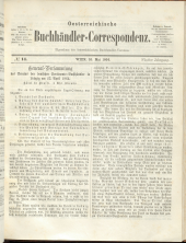 Oesterreichische Buchhändler-Correspondenz