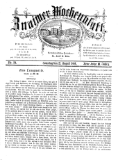 Znaimer Wochenblatt