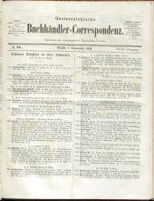 Oesterreichische Buchhändler-Correspondenz