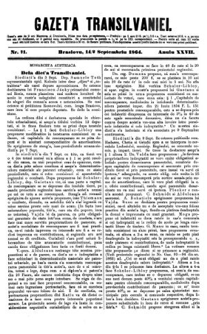 Gazeta de Transilvania