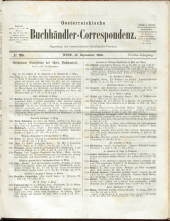 Oesterreichische Buchhändler-Correspondenz