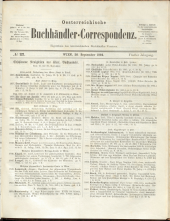 Oesterreichische Buchhändler-Correspondenz