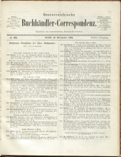 Oesterreichische Buchhändler-Correspondenz