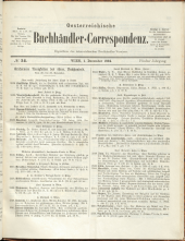 Oesterreichische Buchhändler-Correspondenz