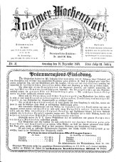 Znaimer Wochenblatt