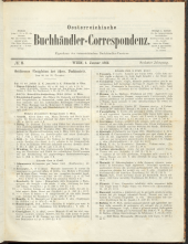 Oesterreichische Buchhändler-Correspondenz