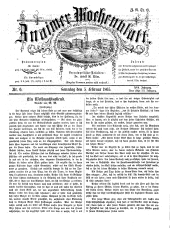 Znaimer Wochenblatt