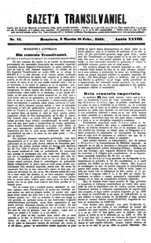 Gazeta de Transilvania