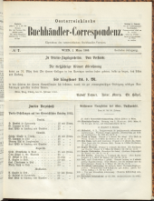 Oesterreichische Buchhändler-Correspondenz