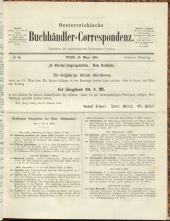 Oesterreichische Buchhändler-Correspondenz