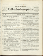 Oesterreichische Buchhändler-Correspondenz