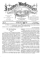 Znaimer Wochenblatt