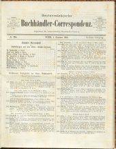 Oesterreichische Buchhändler-Correspondenz