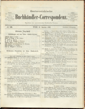 Oesterreichische Buchhändler-Correspondenz