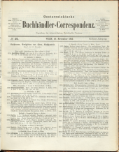 Oesterreichische Buchhändler-Correspondenz