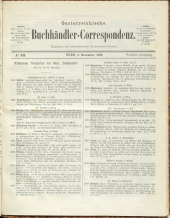 Oesterreichische Buchhändler-Correspondenz