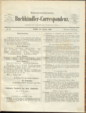 Oesterreichische Buchhändler-Correspondenz