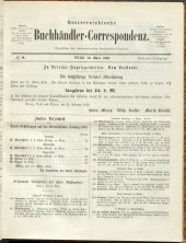 Oesterreichische Buchhändler-Correspondenz