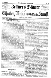 Blätter für Musik, Theater und Kunst