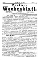 Znaimer Wochenblatt